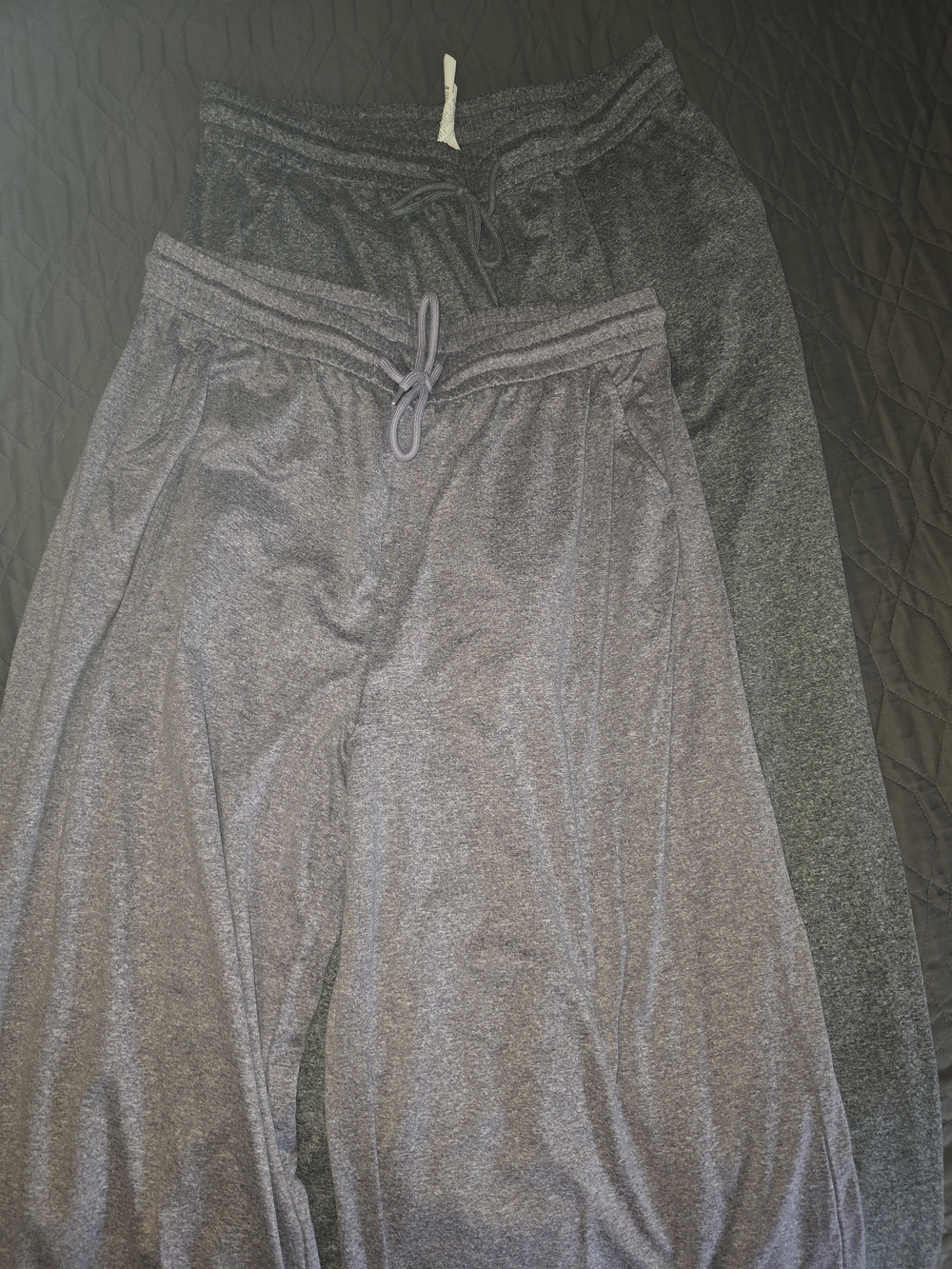 HALARA Women's Double Pack Lounge Pants- Charcoal & Lilac Gray